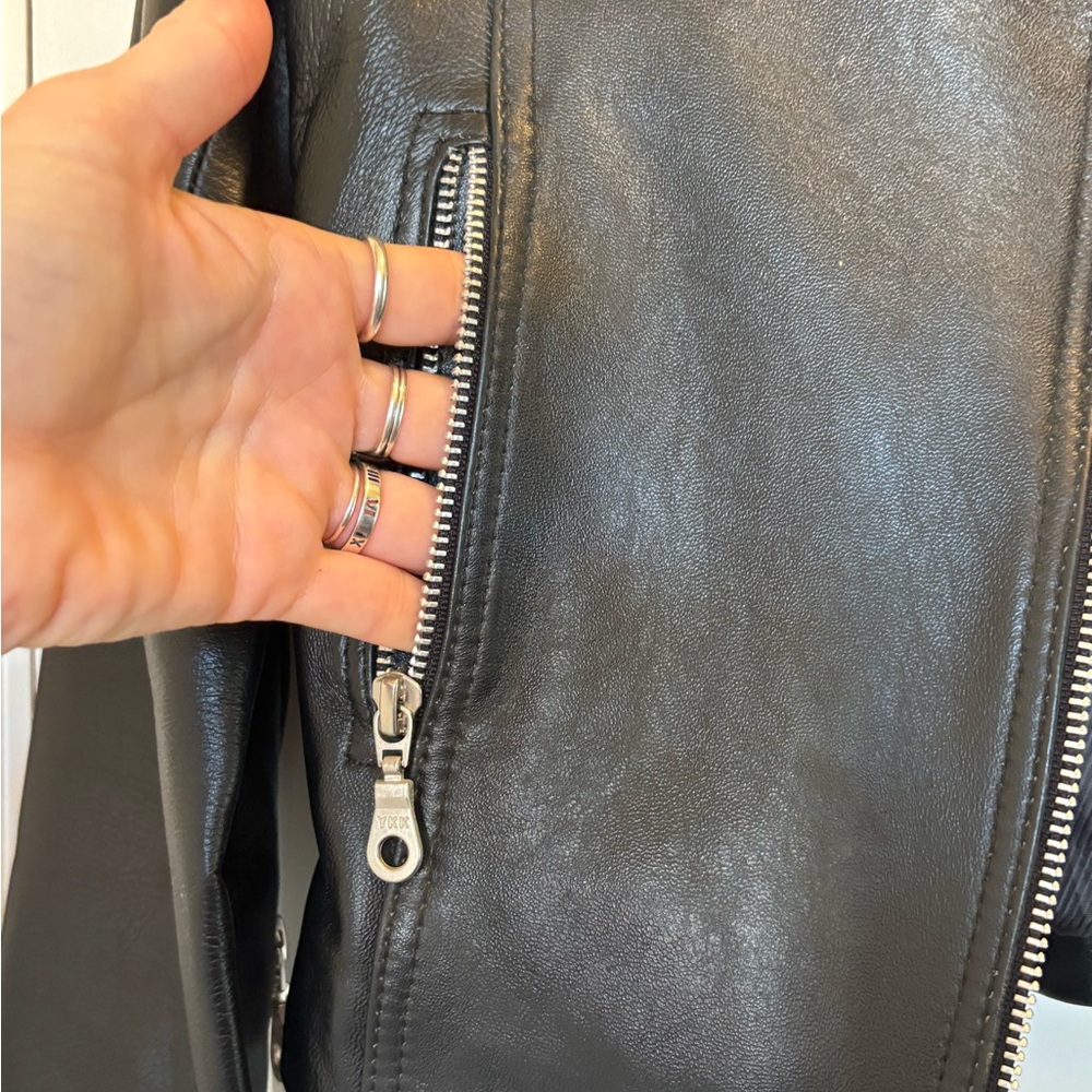 Recuerdo women’s leather jacket - Picture 4 of 10